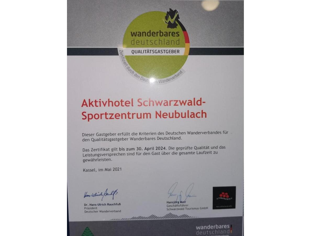 Schwarzwald Sportzentrum Neubulach Extérieur photo